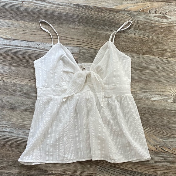 LOFT Tops - NWT Loft White Tank Blouse